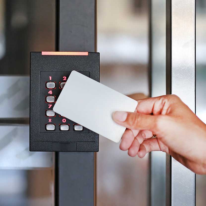 Our systems offer multiple ways for access: keypad, swipe card, and fingerprints.