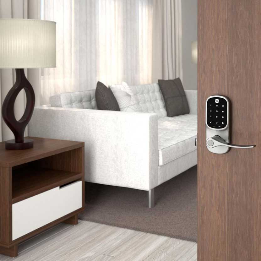 Security systems can be installed in your home or business with keyless entry.