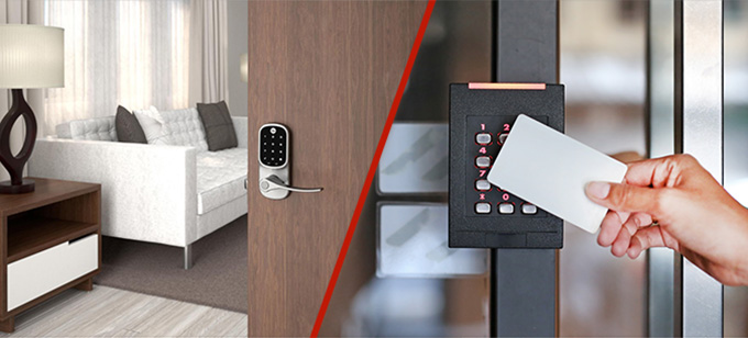 We use Access Control solutions to secure your home or business while allowing you to control access remotely.